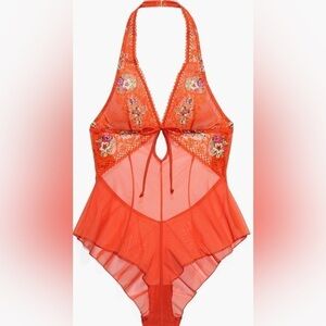 NWT Savage X Fenty Dolled Up Lace Teddy